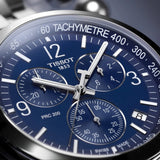 Shop Authentic Tissot T Sport PRC 200 Chronograph Blue Rubber Strap Watch For Men - T114.417.17.047.00 - Luxxuri