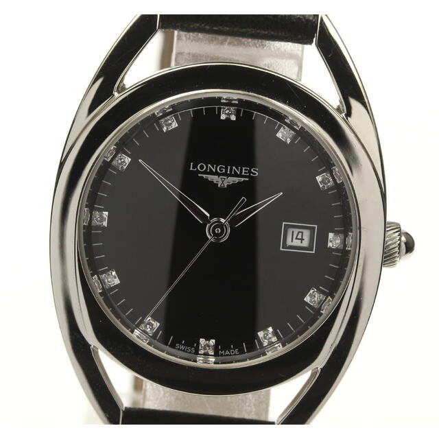  Shop Authentic Longines Equestrian Quartz Diamond Black Dial Watch for Women - L6.136.4.57.0 - Luxxuri