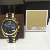  Shop Authentic Michael Kors Bradshaw Navy Blue Dial Two Tone Steel Strap Watch for Women - MK6268 - Luxxuri