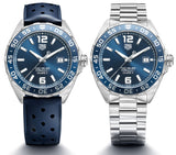  Shop Authentic Tag Heuer Formula 1 Bucherer Blue Edition Blue Dial Blue Calfskin Strap Watch for Men - WAZ2015.FT8023 - Luxxuri