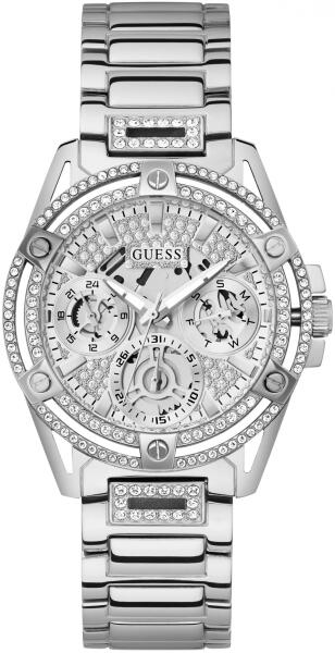  Shop Authentic Guess Queen Quartz Silver Dial Silver Steel Strap Watch For Women - GW0464L1 - Luxxuri