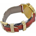  Shop Authentic Burberry The City Gold Dial Orange Leather Strap Watch for Women - BU9016 - Luxxuri