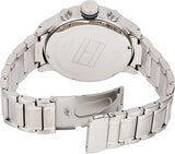  Shop Authentic Tommy Hilfiger Trent Chronograph Blue Dial Silver Steel Strap Watch for Men - 1791053 - Luxxuri