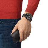  Shop Authentic Tissot T Sport PRS 516 Chronograph Black Dial Black Leather Strap Watch for Men - T131.617.36.052.00 - Luxxuri