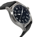  Shop Authentic IWC Pilot's Mark XVIII 40mm Black Dial Black Leather Strap Watch for Men - IW327001 - Luxxuri