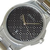  Shop Authentic Gucci G Timeless Black Dial Silver Steel Strap Watch For Men - YA126460 - Luxxuri