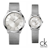  Shop Authentic Calvin Klein Minimal White Dial Silver Mesh Bracelet Watch for Women - K3M23126 - Luxxuri
