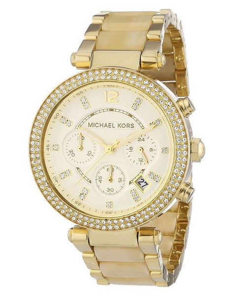  Shop Authentic Michael Kors Parker Gold Dial Gold Steel Strap Watch for Women - MK5632 - Luxxuri