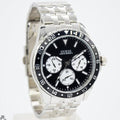  Shop Authentic Guess Odyssey Black Dial Silver Steel Strap Watch For Men - W1107G1 - Luxxuri