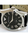  Shop Authentic Emporio Armani Velente Black Dial Black Leather Strap Watch For Women - AR0644 - Luxxuri