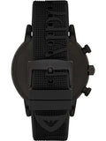  Shop Authentic Emporio Armani Luigi Chronograph Black Dial Black Rubber Strap Watch For Men - AR11024 - Luxxuri