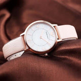  Shop Authentic Emporio Armani Kappa White Mother of Pearl Dial Pink Leather Strap Watch For Women - AR2512 - Luxxuri