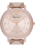  Shop Authentic Emporio Armani Kappa Quartz Rose Gold Dial Pink Leather Strap Watch For Women - AR11010 - Luxxuri