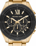  Shop Authentic Michael Kors Brecken Chronograph Black Dial Gold Steel Strap Watch For Men - MK8848 - Luxxuri
