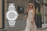  Shop Authentic Michael Kors Catlin Silver Dial Silver Steel Strap Watch for Women - MK3355 - Luxxuri