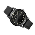  Shop Authentic Emporio Armani Luigi Quartz Black Dial Black Silicon Strap Watch For Men - AR11071 - Luxxuri