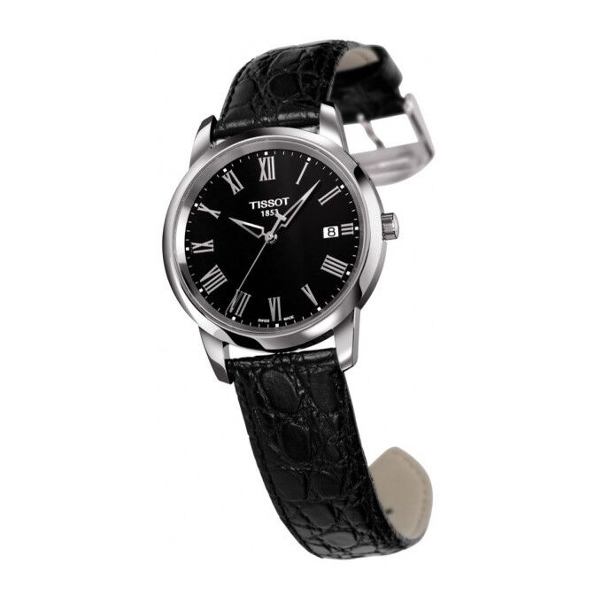  Shop Authentic Tissot Classic Dream Black Dial Black Leather Strap Watch for Men - T033.410.16.053.01 - Luxxuri