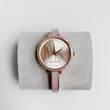  Shop Authentic Michael Kors Jaryn Analog Rose Gold Dial Pink Steel Strap Watch For Women - MK4545 - Luxxuri