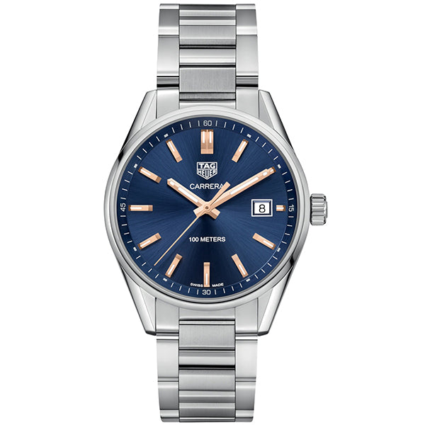  Shop Authentic Tag Heuer Carrera Quartz Blue Dial Silver Steel Strap Watch for Women - WAR1112.BA0601 - Luxxuri