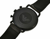 Shop Authentic Emporio Armani Aviator Black Dial Black Mesh Bracelet Watch For Men - AR11142 - Luxxuri