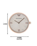  Shop Authentic Emporio Armani T-Bar Gianni Rose Gold Dial Rose Gold Steel Strap Watch For Women - AR11059 - Luxxuri