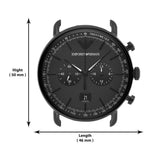  Shop Authentic Emporio Armani Aviator Chronograph Black Dial Black Mesh Bracelet Watch For Men - AR11264 - Luxxuri