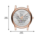  Shop Authentic Emporio Armani Meccanico Skeleton Silver Dial Black Leather Strap Watch For Men - AR60031 - Luxxuri
