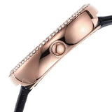  Shop Authentic Emporio Armani Rosa Quartz Mother Of Pearl White Dial Black Leather Strap Watch For Women - AR11356 - Luxxuri