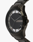  Shop Authentic Armani Exchange Hampton Chronograph Black Dial Black Steel Strap Watch For Men - AX2192 - Luxxuri