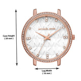 Shop Authentic Michael Kors Pyper Three-Hand White Dial Rose Gold Steel Strap Watch For Women - MK4594 - Luxxuri