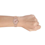  Shop Authentic Michael Kors Camille Three Hand Rose Gold Dial Rose Gold Steel Strap Watch For Women - MK7197 - Luxxuri