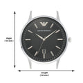  Shop Authentic Emporio Armani Renato Quartz Black Dial Silver Steel Strap Watch For Men - AR11181 - Luxxuri