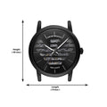  Shop Authentic Emporio Armani Meccanico Quartz Black Dial Black Leather Strap Watch For Men - AR60032 - Luxxuri
