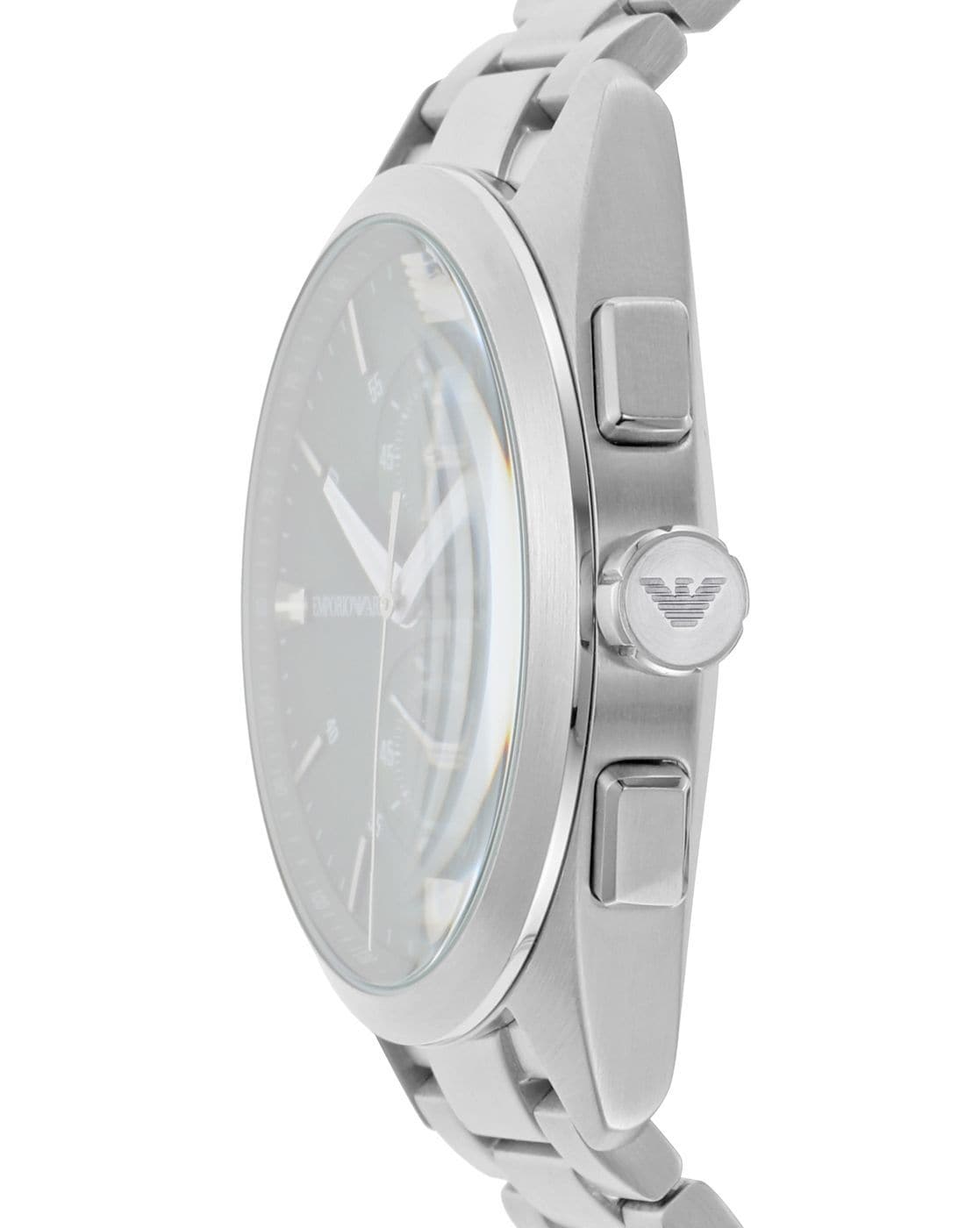  Shop Authentic Emporio Armani Chronograph Green Dial Silver Steel Strap Watch For Men - AR11480 - Luxxuri