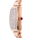  Shop Authentic Emporio Armani Two Hand Diamonds Burgundy Dial Rose Gold Steel Strap Watch For Women - AR11488 - Luxxuri