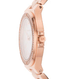  Shop Authentic Michael Kors Lennox Three Hand Silver Dial Rose Gold Steel Strap Watch For Women - MK7279 - Luxxuri