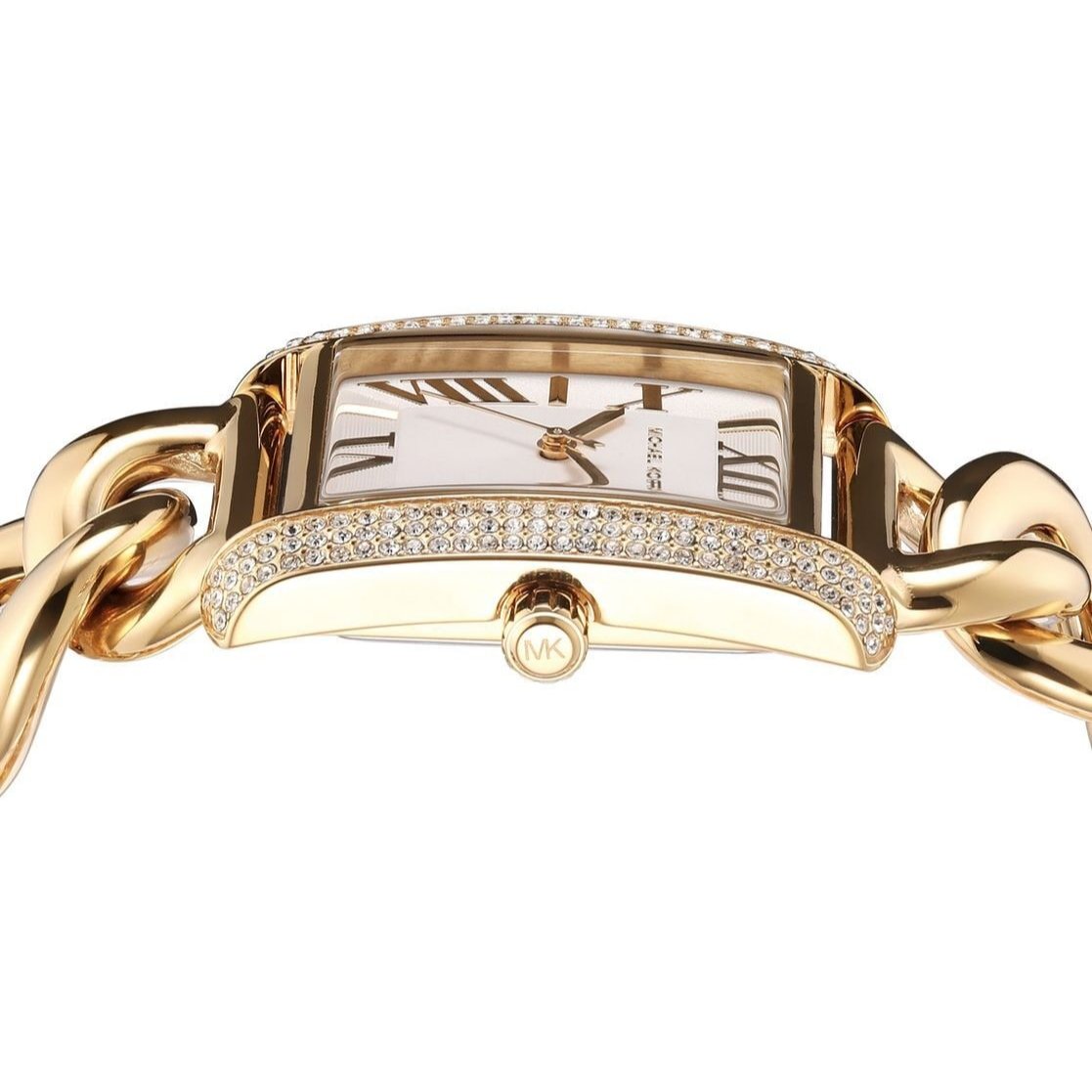  Shop Authentic Michael Kors Emery Three Hand Silver Dial Gold Steel Strap Watch For Women - Mk7300 - Luxxuri