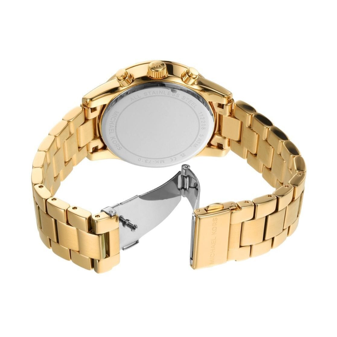  Shop Authentic Michael Kors Ritz Chronograph Gold Dial Gold Steel Strap Watch For Women - MK6484 - Luxxuri