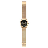  Shop Authentic Michael Kors Slim Runway Chronograph Black Dial Gold Mesh Strap Watch For Men - MK9057 - Luxxuri