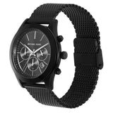  Shop Authentic Michael Kors Slim Runway Chronograph Black Dial Black Mesh Bracelet Watch For Men - MK9060 - Luxxuri