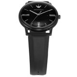  Shop Authentic Emporio Armani Minimalist Analog Black Dial Black Leather Strap Watch For Men - AR11573 - Luxxuri
