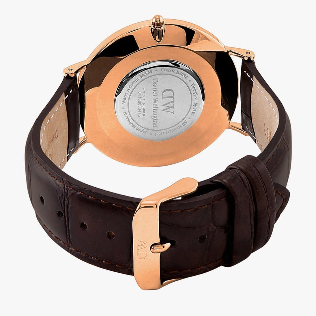  Shop Authentic Daniel Wellington Classic York Black Dial Brown Leather Strap Watch For Men - DW00100128 - Luxxuri