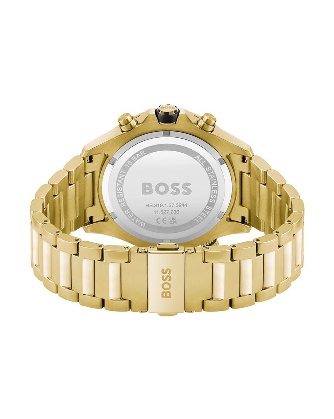  Shop Authentic Hugo Boss Ikon Blue Dial Gold Steel Strap Watch for Men - 1513340 - Luxxuri