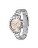  Shop Authentic Hugo Boss Premiere Rose Gold Dial Silver Steel Strap Watch for Women - 1502444 - Luxxuri