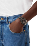  Shop Authentic Versace Hellenyium Analog Black Dial Black Steel Strap Watch For Men - VEVK00320 - Luxxuri