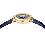  Shop Authentic Versace Univers Navy Blue Dial Navy Blue Leather Strap Watch for Men - VEBK00318 - Luxxuri