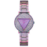  Shop Authentic Guess Trend Diamonds Purple Dial Purple Steel Strap Watch for Women - GW0512L4 - Luxxuri