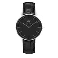  Shop Authentic Daniel Wellington Classic Reading Black Dial Black Leather Strap Watch For Women - DW00100147 - Luxxuri