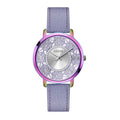  Shop Authentic Guess Dahlia Analog Silver Dial Purple Leather Strap Watch For Women - GW0529L4 - Luxxuri