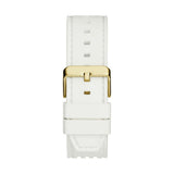  Shop Authentic Guess Phoenix Analog Gold Dial White Silicone Strap Watch For Men - GW0499G5 - Luxxuri
